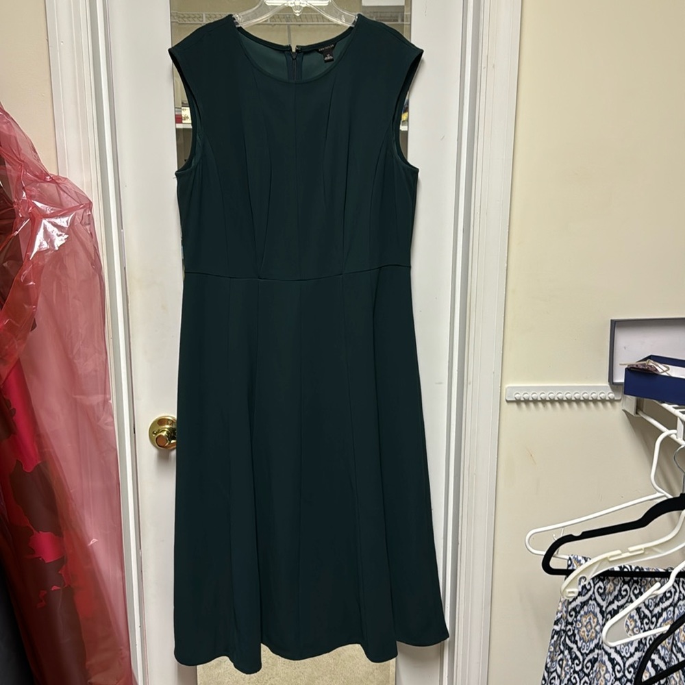 Green Ann Taylor dress